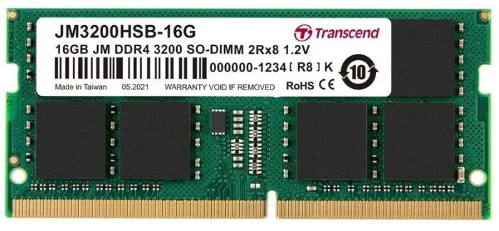 Image Memorie RAM Transcend 16Gb DDR4-3200MHz SODIMM