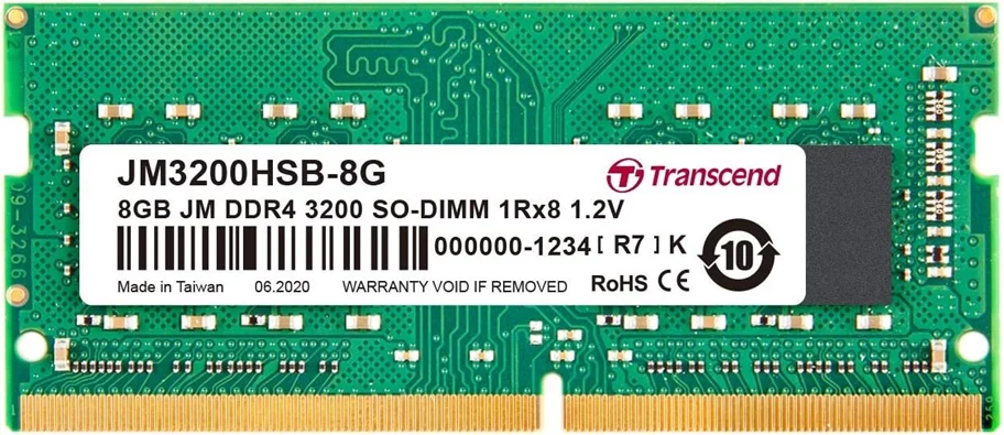 Image Memorie RAM Transcend 8Gb DDR4-3200MHz SODIMM