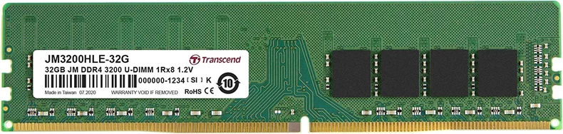 Image Memorie RAM Transcend 32Gb DDR4-3200MHz