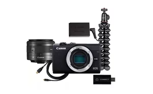 Image Фотоаппарат Canon EOS M200 15-45mm f/3.5-6.3 IS STM KIT Black