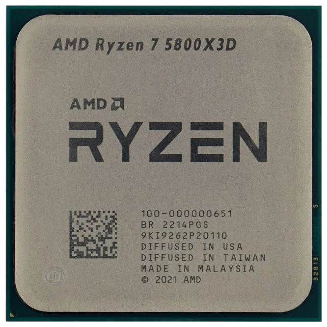 Image Процессор AMD Ryzen 7 5800X 3D Tray