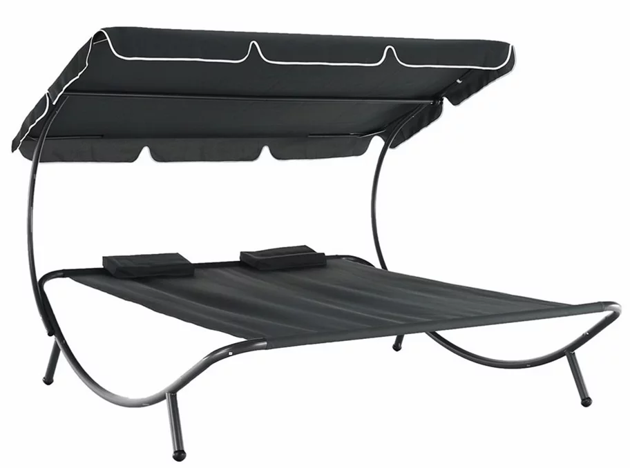 Image Şezlong cu tent Mobhaus Multina Gray