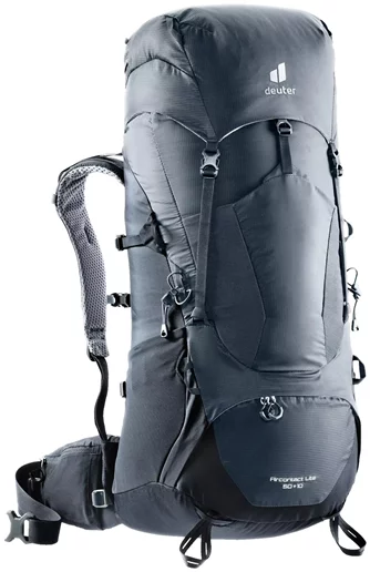 Rucsac de drumeție Deuter Aircontact Lite 50+10 Graphite-Black