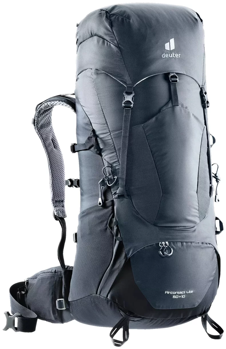 Image Rucsac de drumeție Deuter Aircontact Lite 50+10 Graphite-Black
