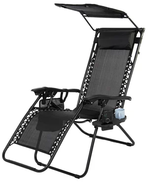 Image Şezlong Saska Garden 1032313 Black