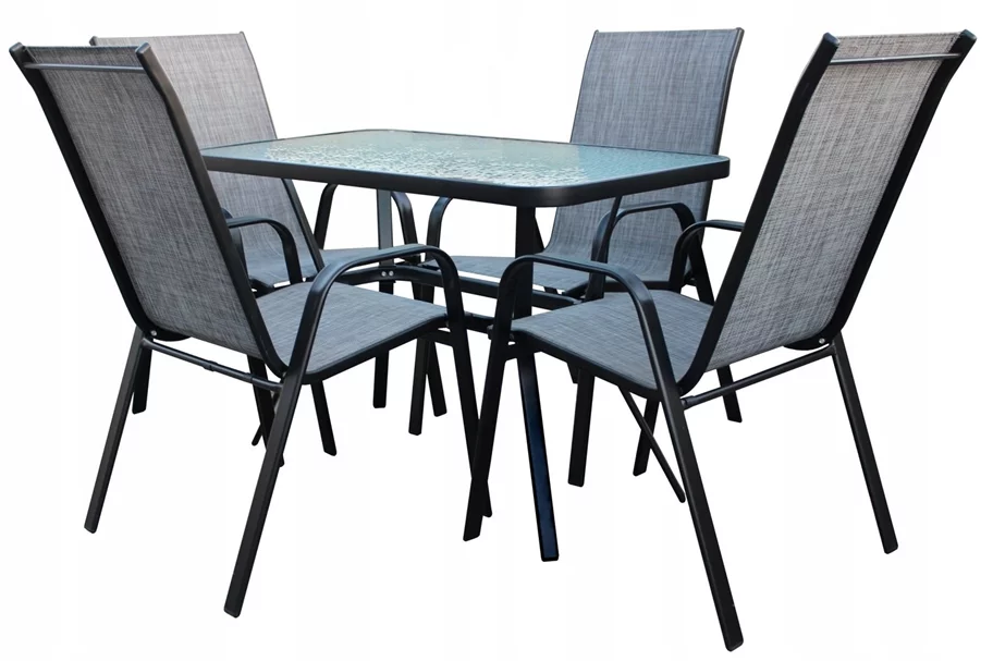 Image Комплект садовой мебели GardenLine NEO9949KPL Black, Grey