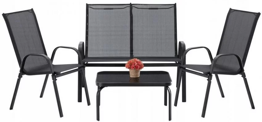 Image Set mobila de grădină GardenLine NEO6397 Black