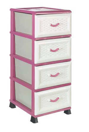 Image Комод MP D001 Белый, Розовый