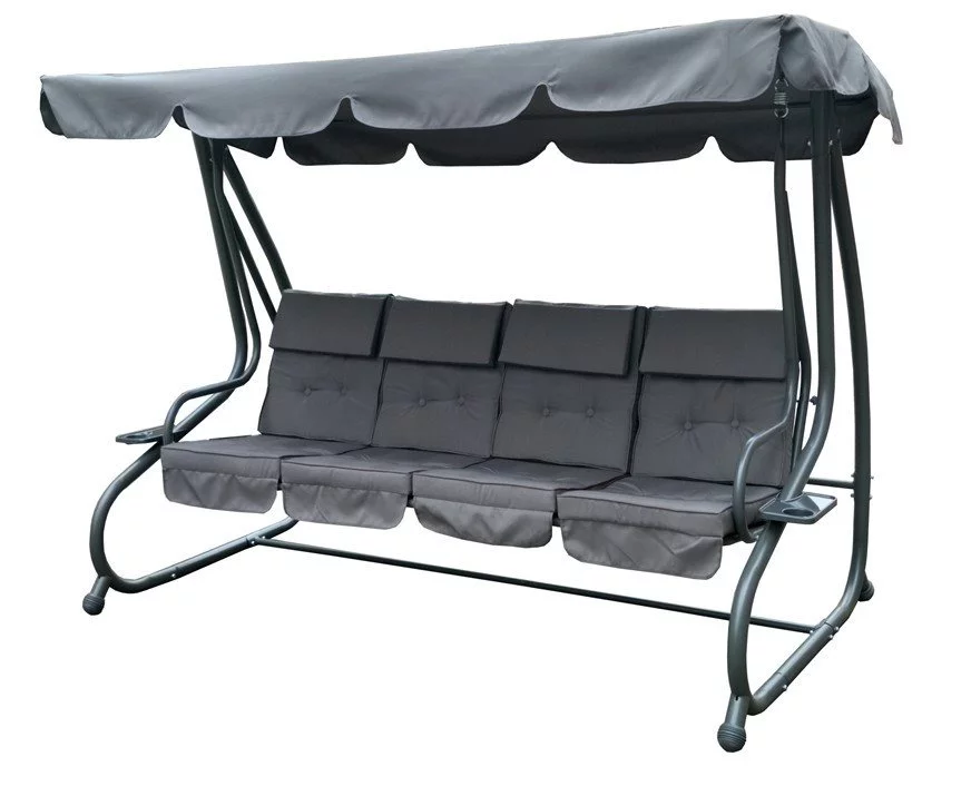 Image Balansoare de grădină Worker THASOS Gri