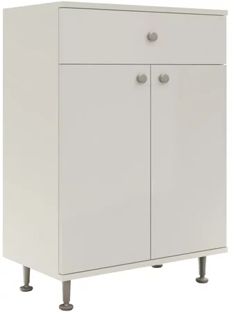 Шкаф Haaus Zaria 1Я2Д White, White Gloss