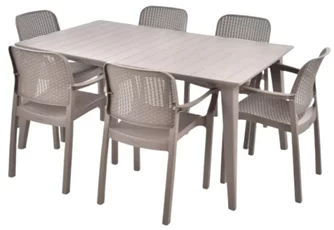 Set mobila de grădină Hecht Samana Chair Beige