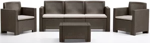 Image Set mobila de grădină Bica Alabama 3 Brown