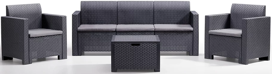 Image Комплект садовой мебели Bica Nebraska 3 Graphite