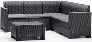 Image Комплект садовой мебели Bica Nebraska Corner Graphite