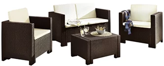 Set mobila de grădină Bica Colorado 2 Brown