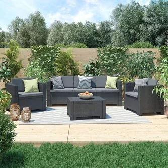 Set mobila de grădină Bica Colorado 3 Graphite