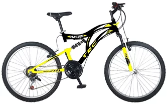 Bicicleta Belderia Tec Master 20 Black, Yellow