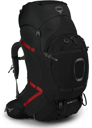 Image Rucsac de drumeție Osprey Aether Plus 85 S/M Black