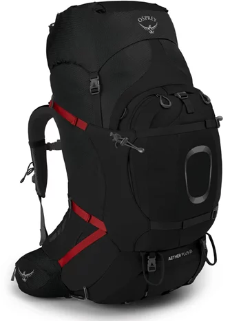 Rucsac de drumeție Osprey Aether Plus 85 S/M Black