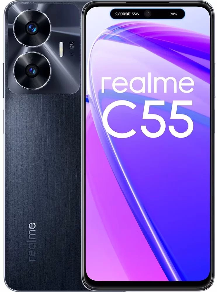 Image Мобильный телефон Realme C55 6/128GB Rainy Night