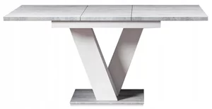 Image Masă de bucătărie extensibila Prospero Masiv White, Stone