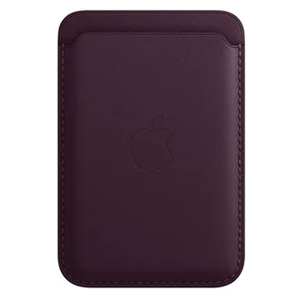 Чехол-Бумажник iPhone Leather wallet with MagSafe Dark Cherry