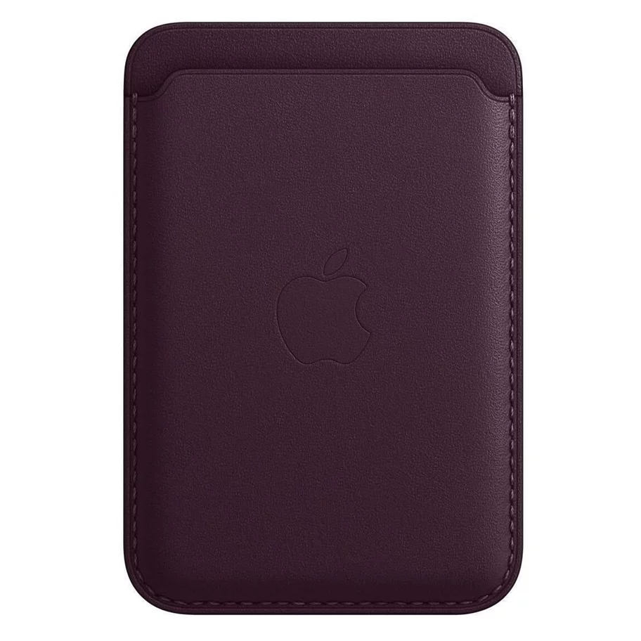 Image Husa Portmoneu iPhone Leather wallet with MagSafe Dark Cherry