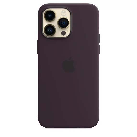 Image Husă Original iPhone 14 Pro Max Silicone Case with MagSafe Elderberry