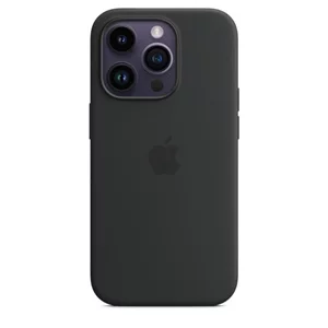 Image Husă Original iPhone 14 Pro Silicone Case with MagSafe Midnight