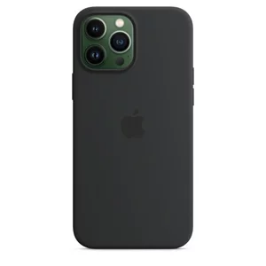 Image Husă Original iPhone 13 Pro Max Silicone Case with MagSafe Midnight