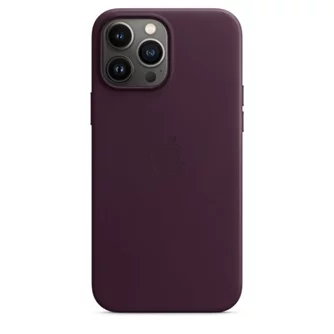 Husă Original iPhone 13 Pro Max Leather Case with MagSafe Dark Chery