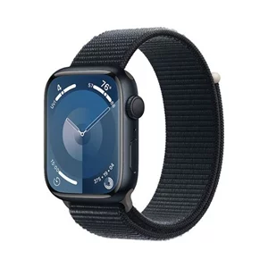 Ceas inteligent Apple Watch Series 9 GPS 45mm MR9C3 Midnight Aluminium Case, Midnight Sport Loop