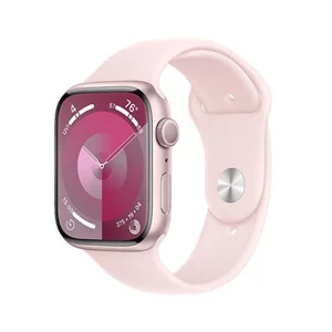 Ceas inteligent Apple Watch Series 9 GPS 45mm MR9H3 Pink Aluminium Case, Light Pink Sport Band M/L