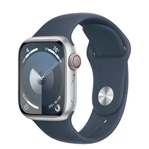 Умные часы Apple Watch Series 9 GPS + LTE 41mm MRHW3 Storm Blue Sport Band M/L