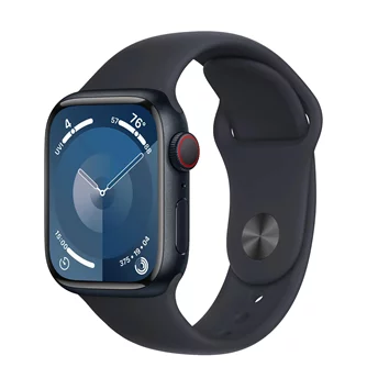 Умные часы Apple Watch Series 9 GPS + LTE 41mm MRHR3 Midnight Sport Band S/M