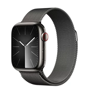 Умные часы Apple Watch Series 9 GPS+LTE 41mm MRJA3 Graphite St. Steel, Graphite Milanese Loop