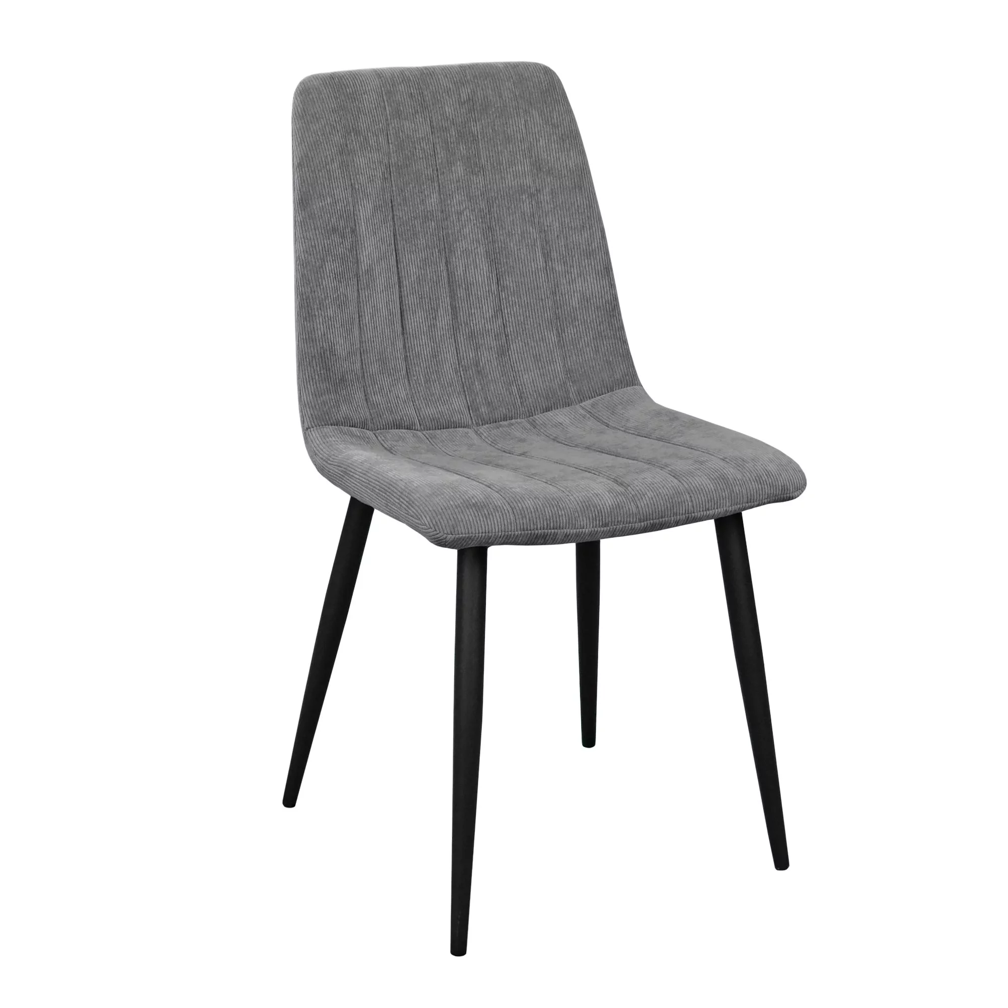 Scaun de bucatarie DP DC-90 BGF166-4 Dark Grey Velvet, Black
