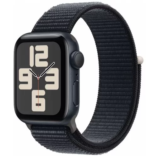 Image Ceas inteligent Apple Watch SE (2023) GPS 44mm MREA3 Midnight Al.Case, Midnight Sport Loop