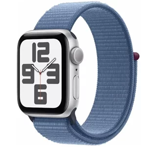 Image Умные часы Apple Watch SE (2023) GPS 44mm MREF3 Silver Al.Case, Winter Blue Sport Loop