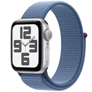 Ceas inteligent Apple Watch SE (2023) GPS 40mm MRE33 Silver Al.Case, Winter Blue Sport Loop