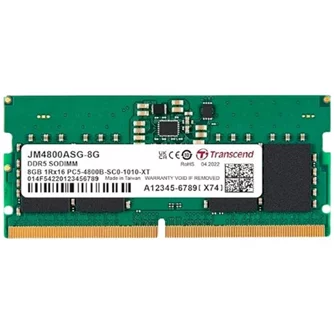 Оперативная памятьTranscend JetRam 8GB DDR5-4800MHz SODIMM