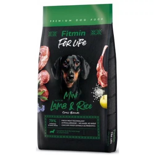 Image Hrana uscata pentru caini Fitmin For Life Lamb & Rice Mini 12 kg
