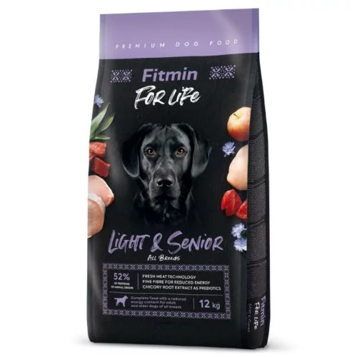 Image Hrana uscata pentru caini Fitmin For Life Light & Senior 12kg