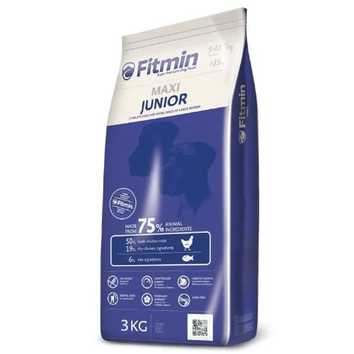 Hrana uscata pentru caini Fitmin maxi junior 3 kg