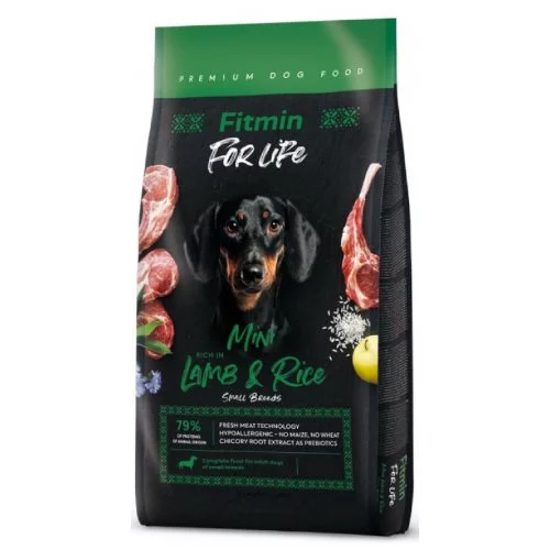 Image Сухой корм для собак Fitmin mini lamb&rise 2.5 kg
