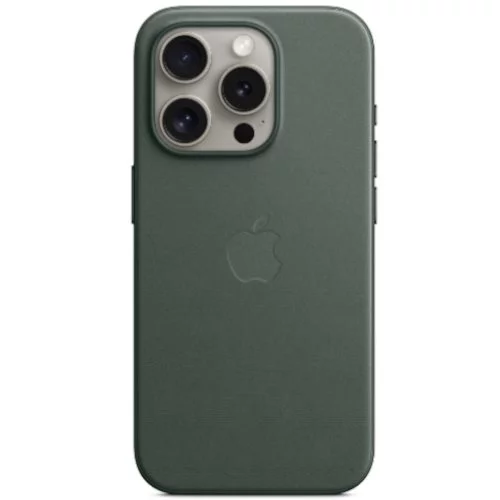 Image Чехол Original iPhone 15 Pro FineWoven Case with MagSafe Evergreen