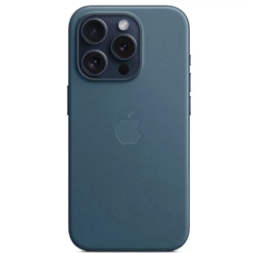 Image Чехол Original iPhone 15 Pro FineWoven Case with MagSafe Pacific Blue