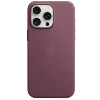 Husă Original iPhone 15 Pro Max FineWoven Case with MagSafe Mulberry