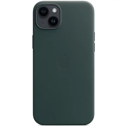 Image Чехол Original iPhone 14 Plus Leather Case with MagSafe Forest Green