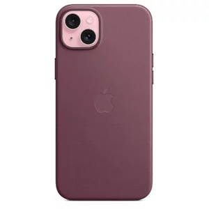 Image Husă Original iPhone 15 Plus Fine Woven Case with MagSafe Mulberry